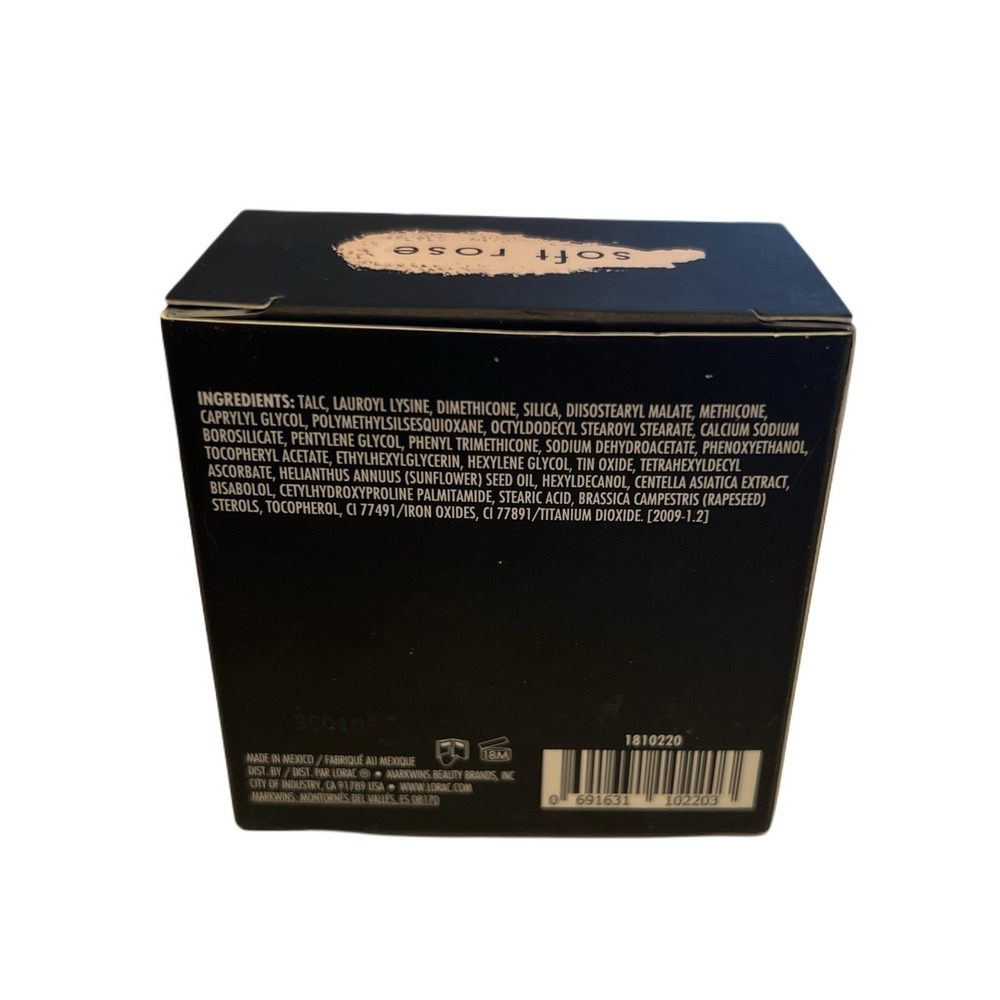 LORAC Soft Rose Pink Pro Loose Setting Finishing Powder .83 OZ  Minimize Pores - Picture 7 of 11